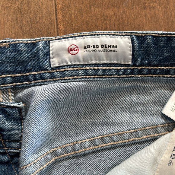 Men’s AG slim straight leg denim, color 14 years bond, 31R, 32 length, EUC - Picture 8 of 10